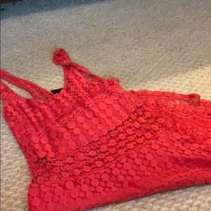 Dark Coral Sun Dress